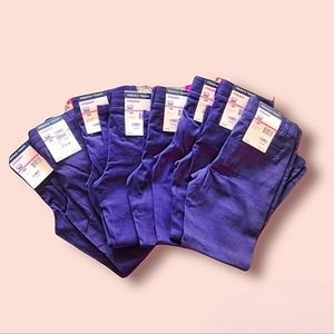8-Pair Bundle – Girls’ Navy School Uniform Pants (French Toast, Size 6X, NWT)